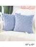 Cable Pattern Soft Wool Fleece Feeling Cushion & Filler